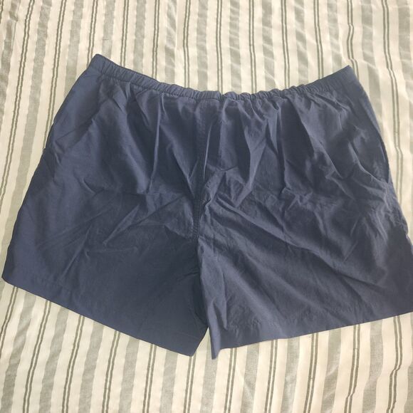 Womens Vintage Columbia Hiking Shorts Blue XL Belt Front Pockets VTG Casual - Picture 7 of 7